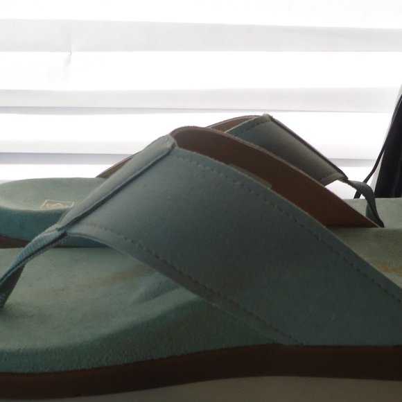 SPENCO Orthotic Thong Sz 10 Seafoam Green - Picture 4 of 15